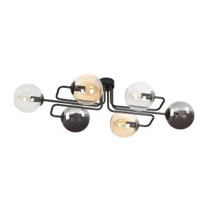 Lampa sufitowa BRENDI 6A BLACK/MIX 1