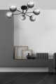 Lampa sufitowa BRENDI 6B BLACK/GRAFIT