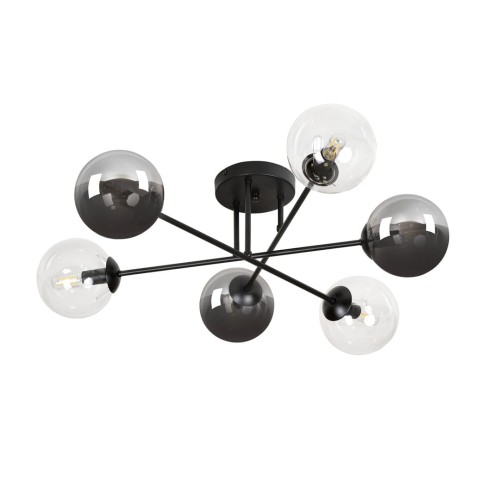 Lampa sufitowa BRENDI 6B BLACK/MIX 1
