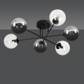 Lampa sufitowa BRENDI 6B BLACK/MIX 1