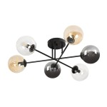 Lampa sufitowa BRENDI 6B BLACK/MIX 2