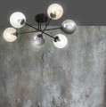 Lampa sufitowa BRENDI 6B BLACK/MIX 2