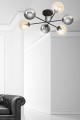 Lampa sufitowa BRENDI 6B BLACK/MIX 3