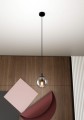 Lampa wisząca COSMO 1 BLACK/GRAFIT