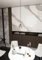 Lampa wisząca COSMO 1 BLACK/MIODOWY