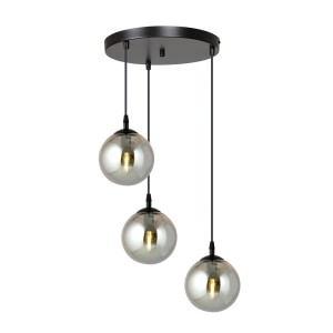 Lampa wisząca COSMO 3 PREMIUM BLACK/GRAFIT