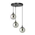 Lampa wisząca COSMO 3 PREMIUM BLACK/GRAFIT