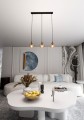 Lampa wisząca COSMO 3 BLACK/MIODOWY