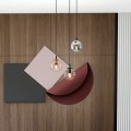 Lampa wisząca COSMO 3 PREMIUM BLACK/MIX