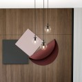 Lampa wisząca COSMO 3 PREMIUM BLACK/TRANSPARENT