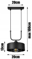 Nowoczesna Lampa Sufitowa wisząca LOFT #338 