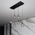 Lampa wisząca COSMO 6 BLACK/GRAFIT