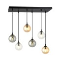 Lampa wisząca COSMO 6 BLACK/MIX1