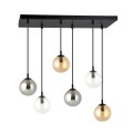 Lampa wisząca COSMO 6 BLACK/MIX1