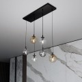 Lampa wisząca COSMO 6 BLACK/MIX1