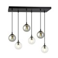 Lampa wisząca COSMO 6 BLACK/MIX2