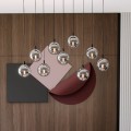 Lampa wisząca COSMO 9 BLACK/GRAFIT