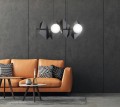 Lampa wisząca DRIFTON 4 BLACK