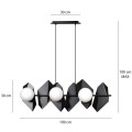 Lampa wisząca DRIFTON 6 BLACK