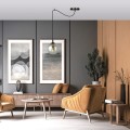 Lampa wisząca GIGI 1 BLACK/GRAFIT