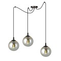 Lampa wisząca GIGI 3 BLACK/GRAFIT