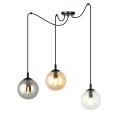 Lampa wisząca GIGI 3 BLACK/MIX