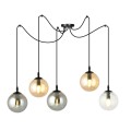 Lampa wisząca GIGI 5 BLACK/MIX