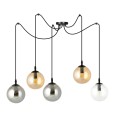 Lampa wisząca GIGI 5 BLACK/MIX