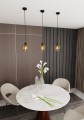Lampa wisząca ISTAR 1 BLACK/MIODOWY