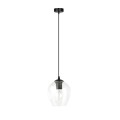 Lampa wisząca ISTAR 1 BLACK/TRANSPARENT