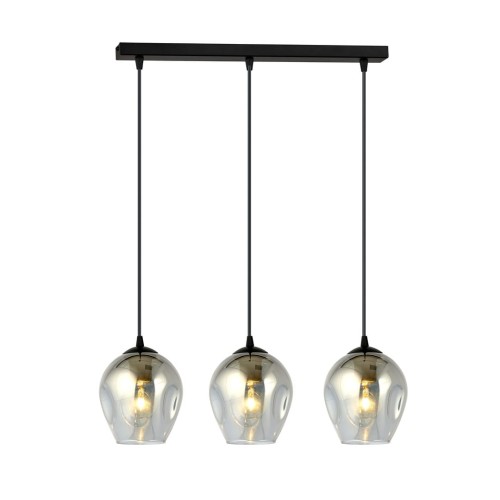 Lampa wisząca ISTAR 3 BLACK/GRAFIT