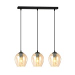 Lampa wisząca ISTAR 3 BLACK/MIODOWY
