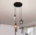 Lampa wisząca ISTAR 4 PREMIUM BLACK/MIX