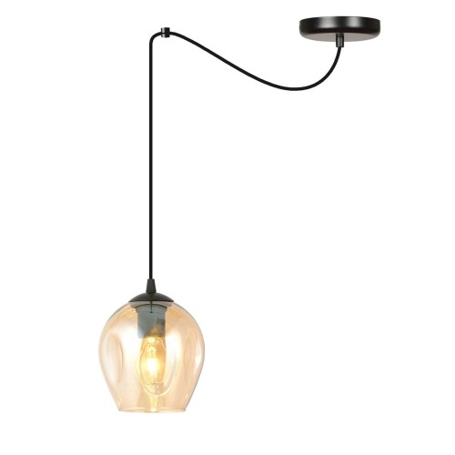 Lampa wisząca LEVEL 1 BLACK/MIODOWY