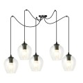 Lampa wisząca LEVEL 5 BLACK/TRANSPARENT