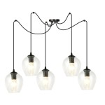 Lampa wisząca LEVEL 5 BLACK/TRANSPARENT