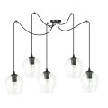 Lampa wisząca LEVEL 5 BLACK/TRANSPARENT