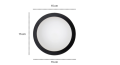 Kinkiet MINERVA K1 BLACK