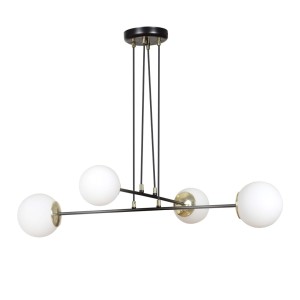 Lampa wisząca OGNIS 4 BLACK