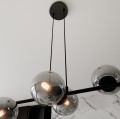 Lampa wisząca ROSSI 6 BLACK/GRAFIT
