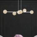 Lampa wisząca ROSSI 6 WHITE/MIODOWY