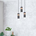 Lampa wisząca nowoczesna AKARI 1 BLACK