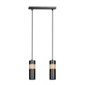 Lampa wisząca nowoczesna AKARI 2 BLACK