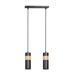 Lampa wisząca nowoczesna AKARI 2 BLACK