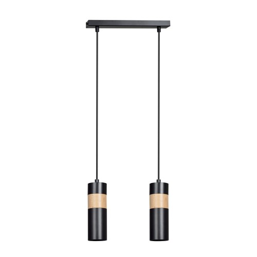Lampa wisząca nowoczesna AKARI 2 BLACK
