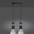 Lampa wisząca nowoczesna AKARI 2 BLACK