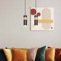 Lampa wisząca nowoczesna AKARI 2 BLACK