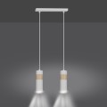 Lampa wisząca nowoczesna AKARI 2 WHITE