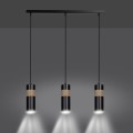 Lampa wisząca nowoczesna AKARI 3 BLACK