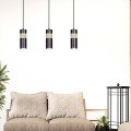 Lampa wisząca nowoczesna AKARI 3 BLACK